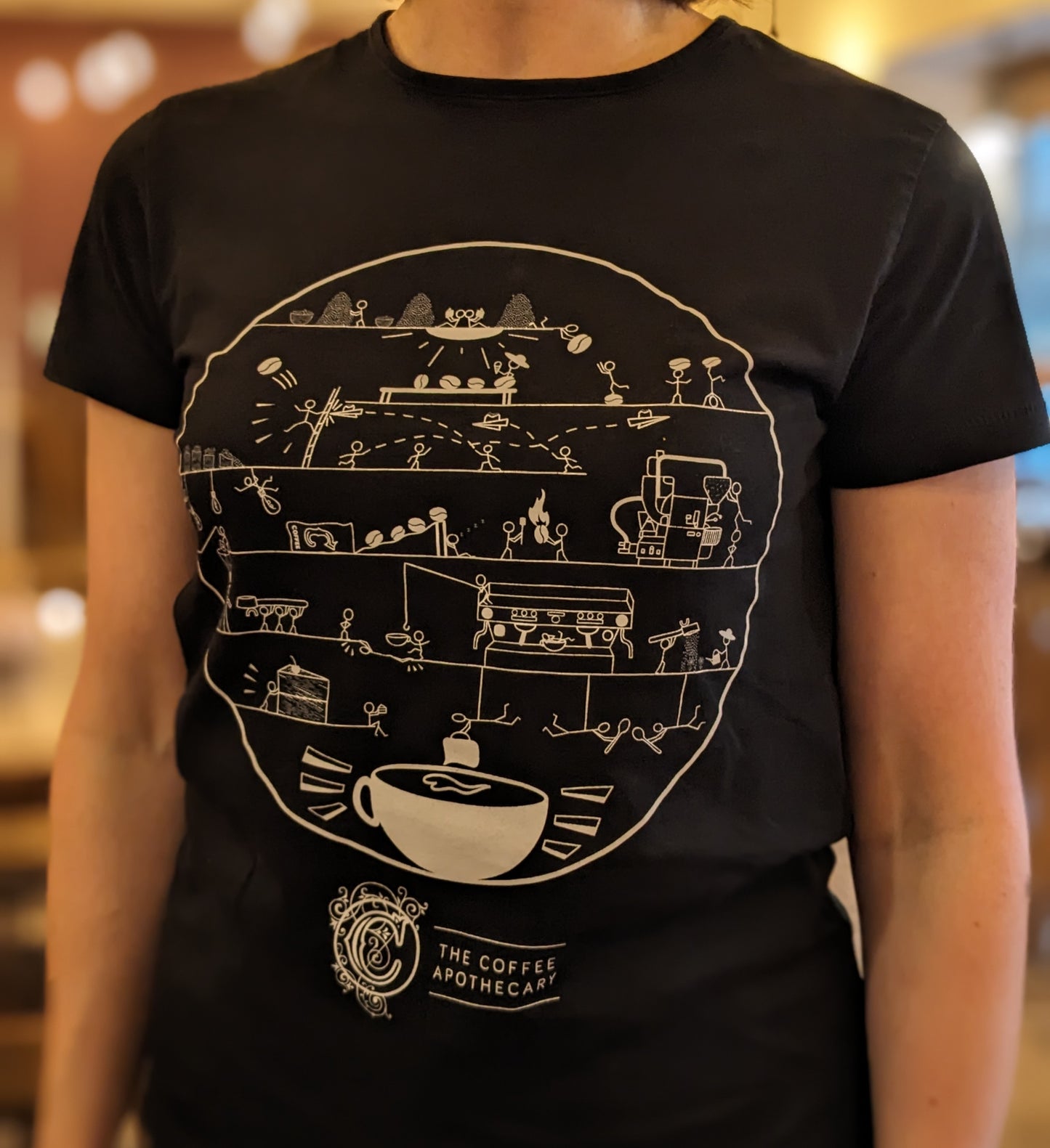 Coffee Journey Ladies T-shirt