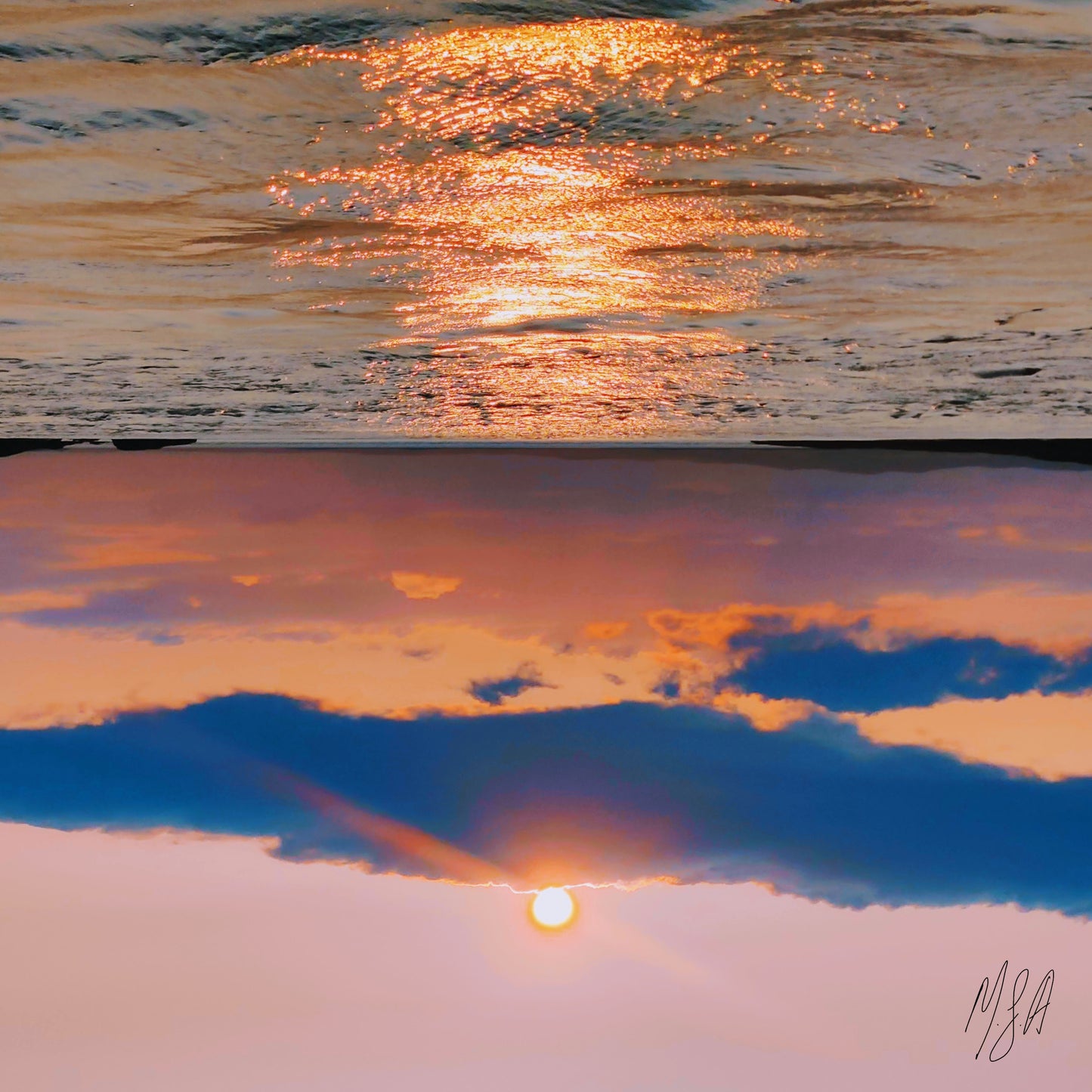 liquid sunset