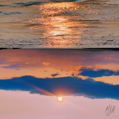liquid sunset