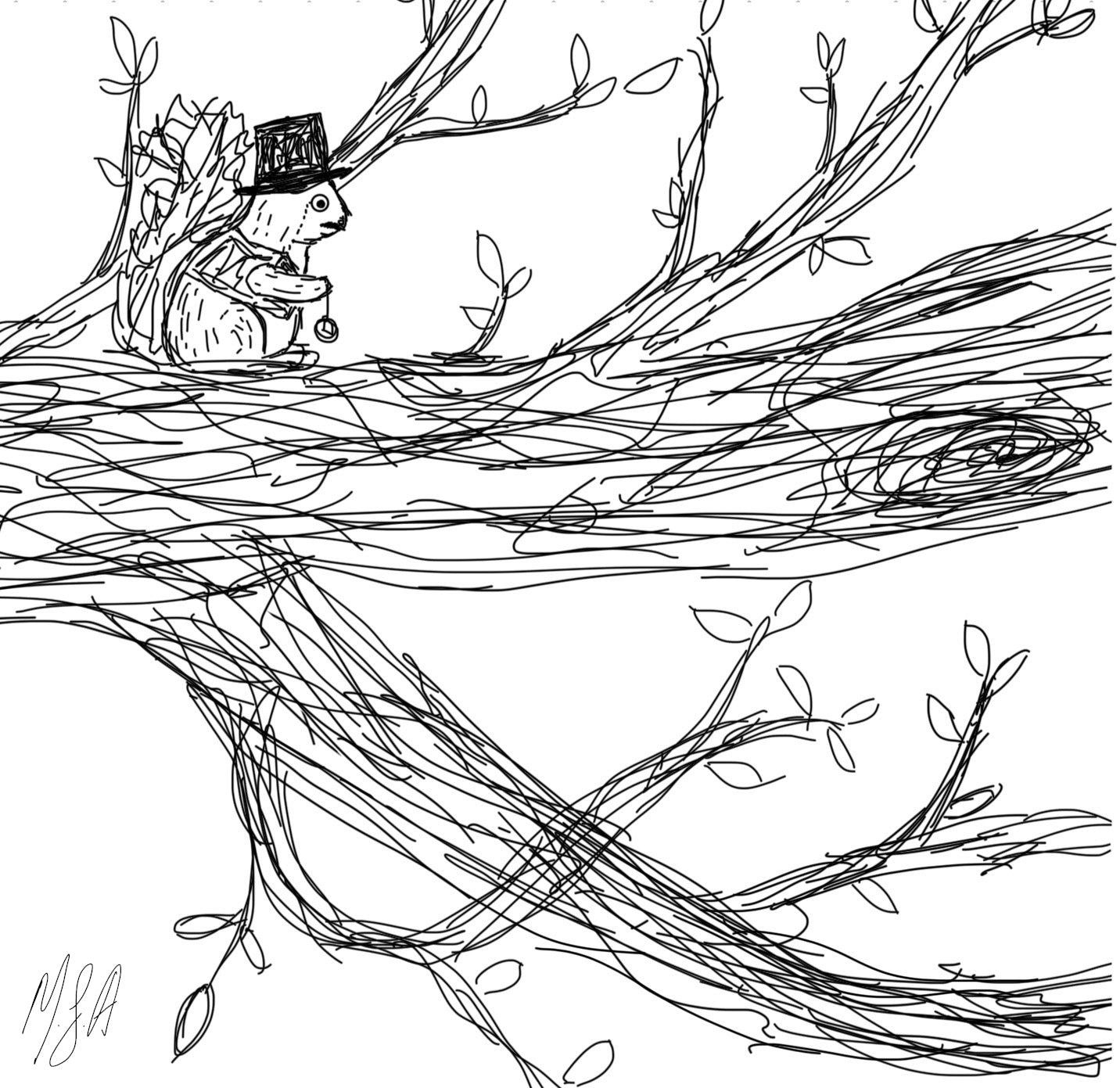 uppity squirrel